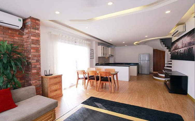 Full of Light & Modern 02 BR Apartment Rental in Dang Thai mai str, Tay Ho