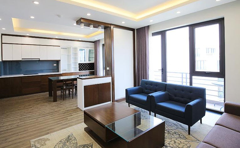 Full of Light, Modern, Open View 2 Bedroom Apartment for rent in To Ngoc Van street, Tay Ho