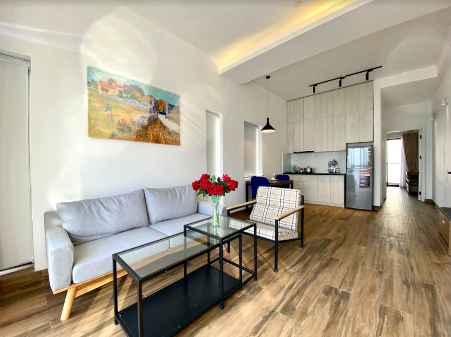 Good place for living in this beautiful serviced apartment in Tu Hoa str, Tay Ho