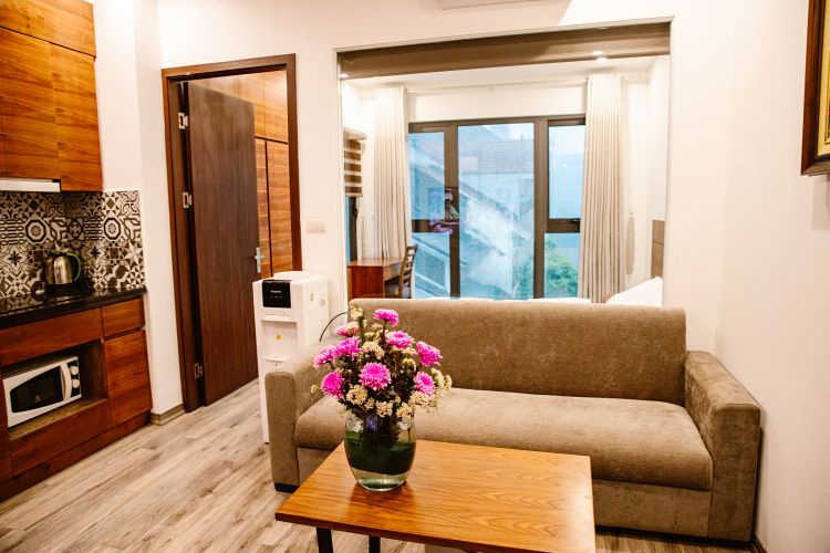 Good Size and Modern Serviced Apartment Rental in Vo Chi Cong Str, Cau Giay
