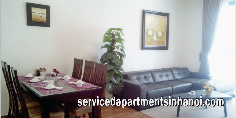 Good size fully furnished Two bedroom apartment  Rental in T2 Building, Vinhomes Times City