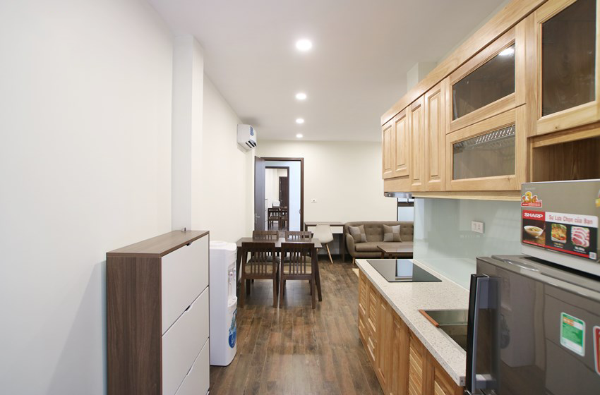 Good Size & Modern 1 BR Apartment for rent in Dao Tan str, Ba Dinh