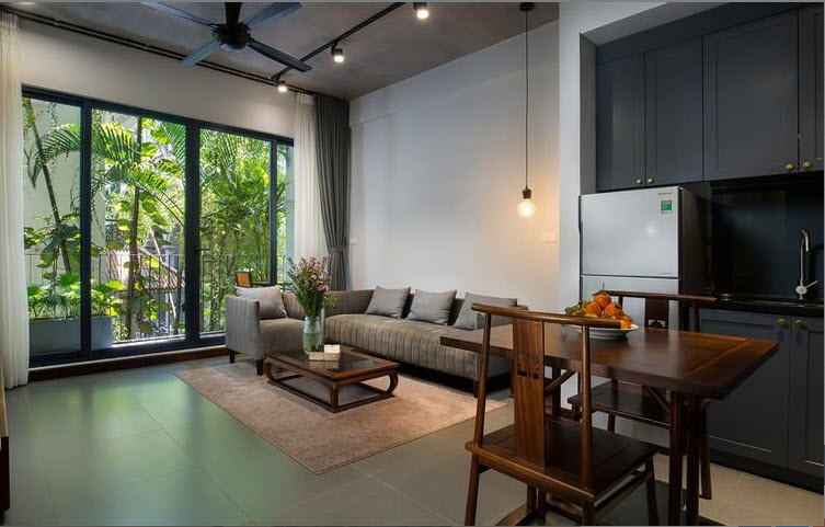 Great 01 bedroom apartment in Tu Hoa str, Tay Ho, Few Steps Access To the Lake