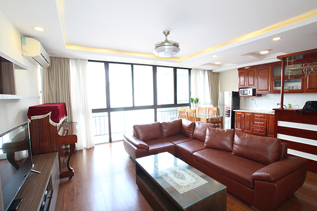 Green View Spacious Two Bedroom Apartment Rental in To Ngoc Van Street, Tay Ho