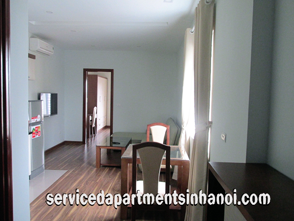High Floor Bright One Bedroom Apartment Rental in Kim Ma Street, Ba Dinh