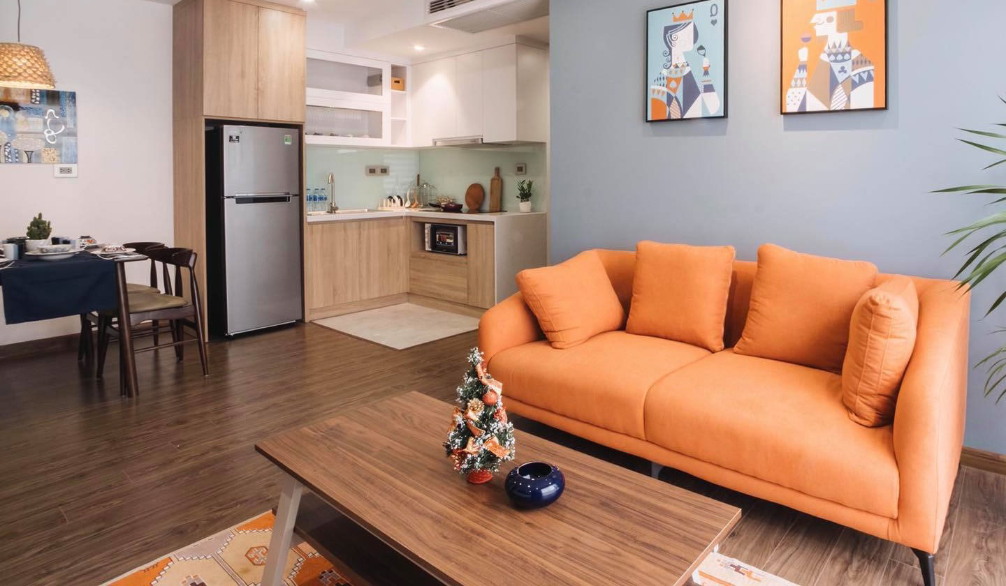High Quality Two bedroom apartment Rental near Tran Hung Dao Street, Hoan Kiem