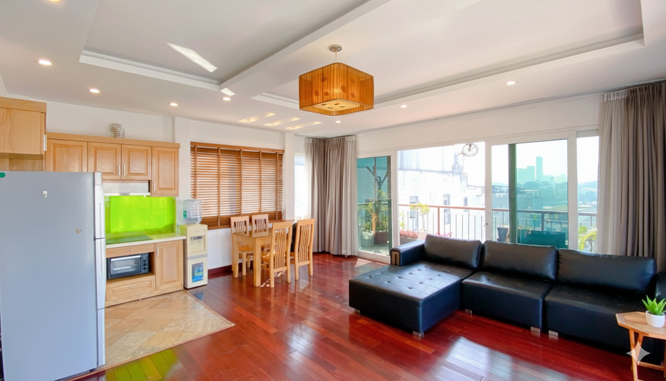 HIGH-FLOOR 1-BEDROOM APARTMENT WITH PREMIUM LAKE VIEW BALCONY IN TRUC BACH, BA DINH! 🔥