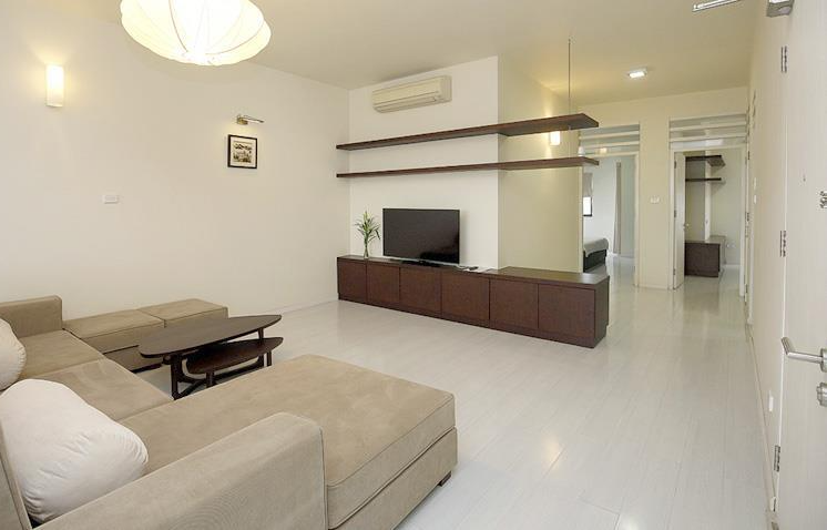 Super Bright 2 BR Apartment for rent in To Ngoc Van Str Tay Ho, Magnificent View