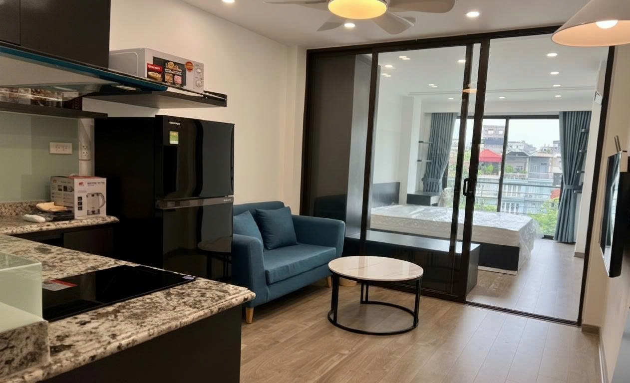 Lake View Apartment for rent in Yen Phu Village, Tay Ho, Budget Price