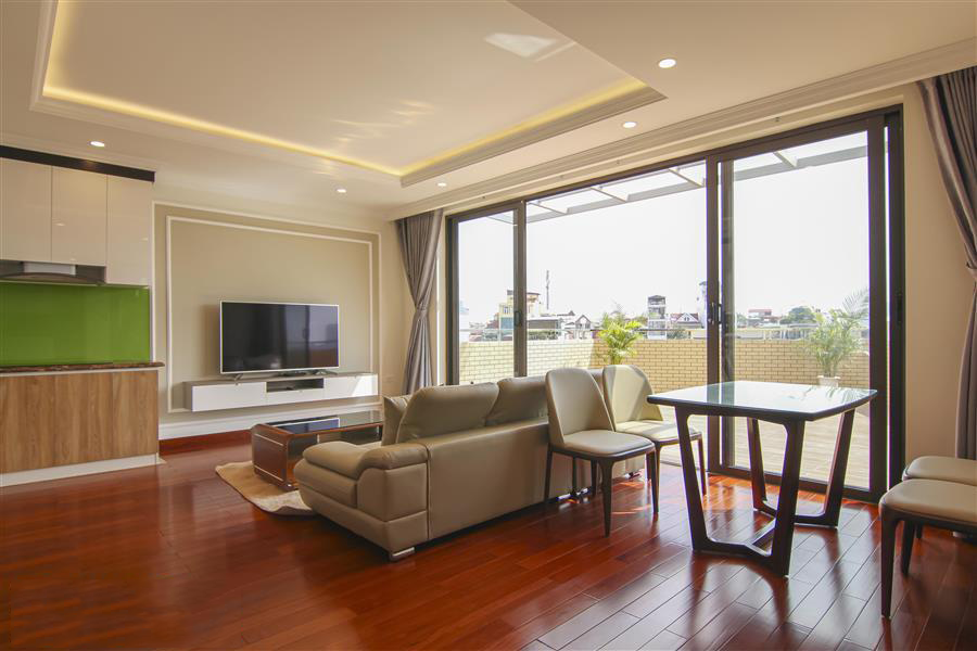 Lake View & Big Balcony Elegant 2 BR apartment in Yen Phu Village, Tay Ho