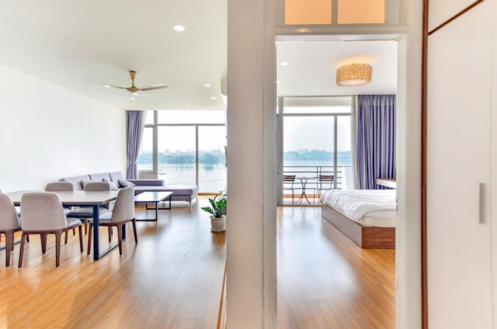 *Lake View Pleasant 02 Bedroom Apartment Rental in Yen Phu Village, Tay Ho*