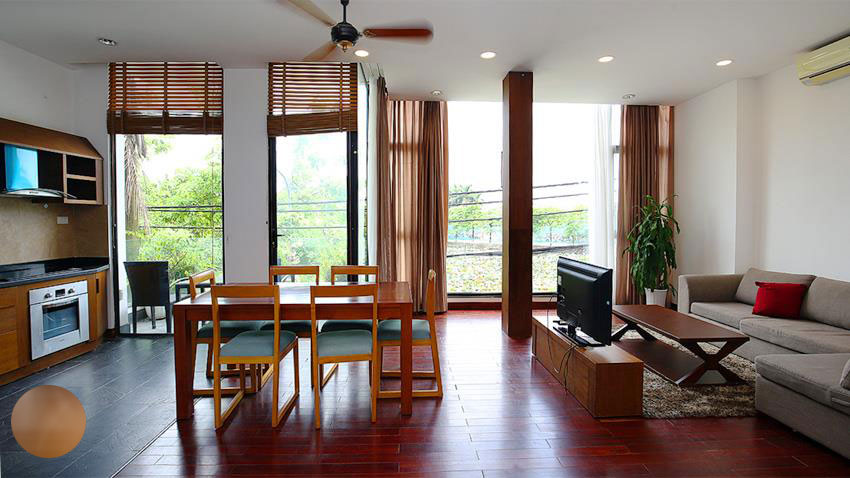 *Lakefront 02 bedroom apartment for rent in Quang Khanh Area, High quality & Nice balcony*