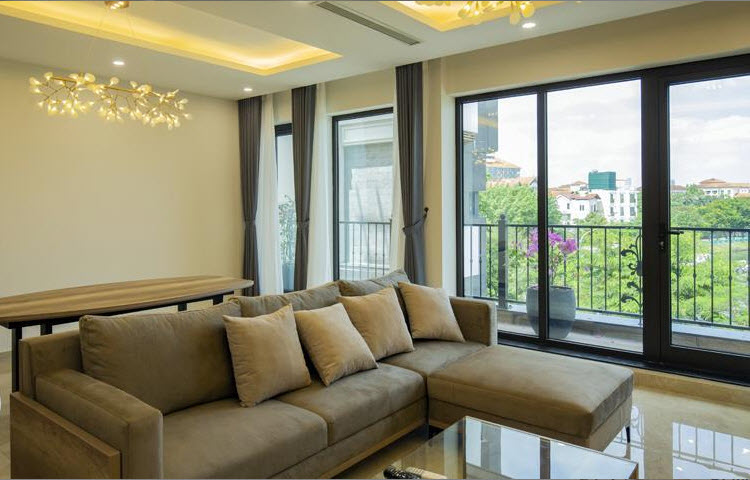 Wow! Beautiful Lake View Modern 03 BR Apartment for rent in To Ngoc Van str, Tay Ho