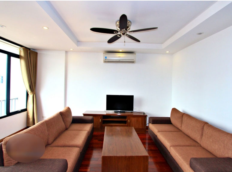 Luxury 3 BR Duplex In To Ngoc Van Str Tay Ho, Modern Furniture