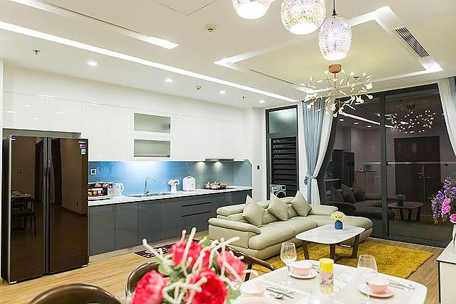 Luxury Apartment Rental 3BDR in Vinhomes Skylake Building, Tu Liem