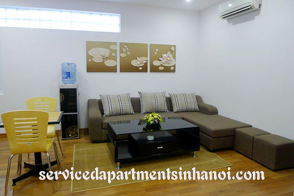 Luxury one bedroom serviced apartment in Kim Ma st, Ba Dinh