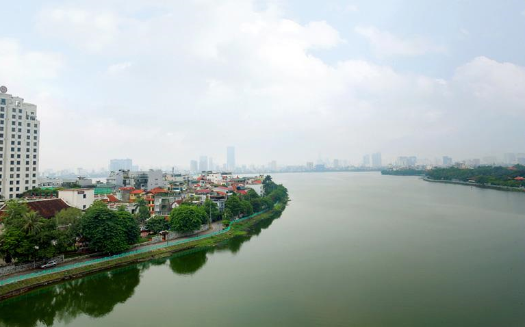 Luxury rental serviced apartment in Xuan Dieu street, panorama lake view