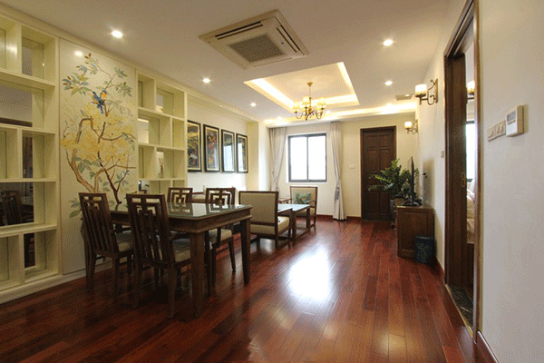 Luxury Two Bedroom Apartment Rental in Tran Quoc Toan street, Hoan Kiem