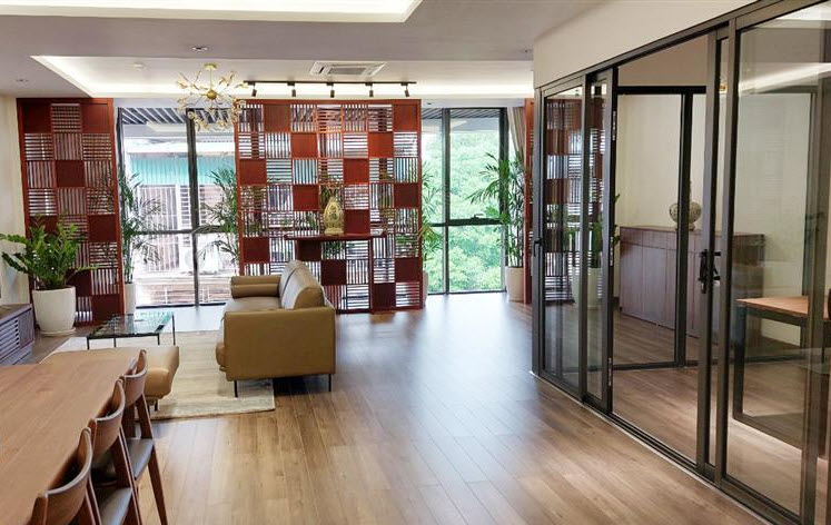 Magnificent Sunrises Await You at This 03 BR Apartment near To Ngoc Van str, Tay Ho