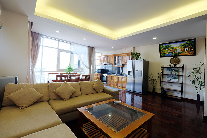 2 Balcony & Modern 2 Bedroom Apartment for Rent in Kham Thien street, Dong Da