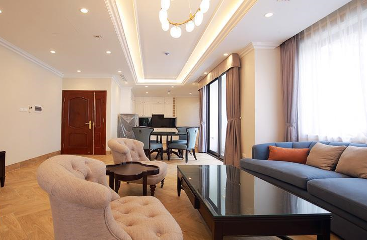 Modern Interior Lake view One Bedroom apartment in Yen Phu Village, Tay Ho