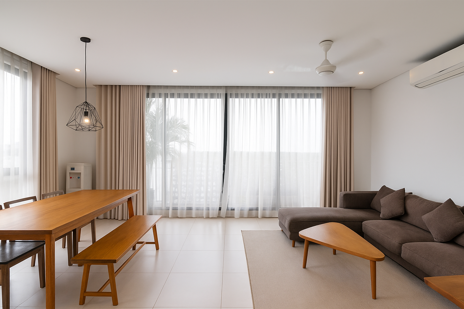 Modern Lake View 03 Bedroom Apartment for Rent in Hanoi - Ba Mau Lake