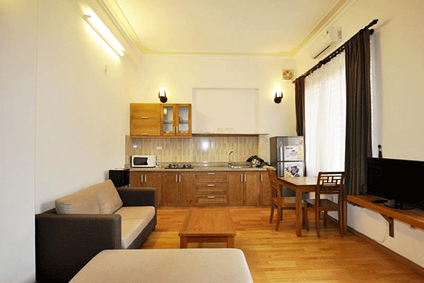 Modern One Bedroom Apartment Rental in Tay Ho, Hanoi, Budget Price
