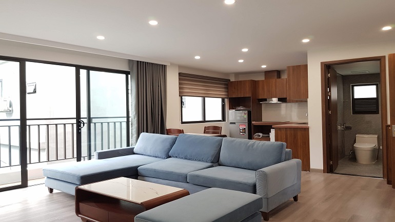 New Modern 01 BR Apartment for rent in Yen Phu Area, Tay Ho