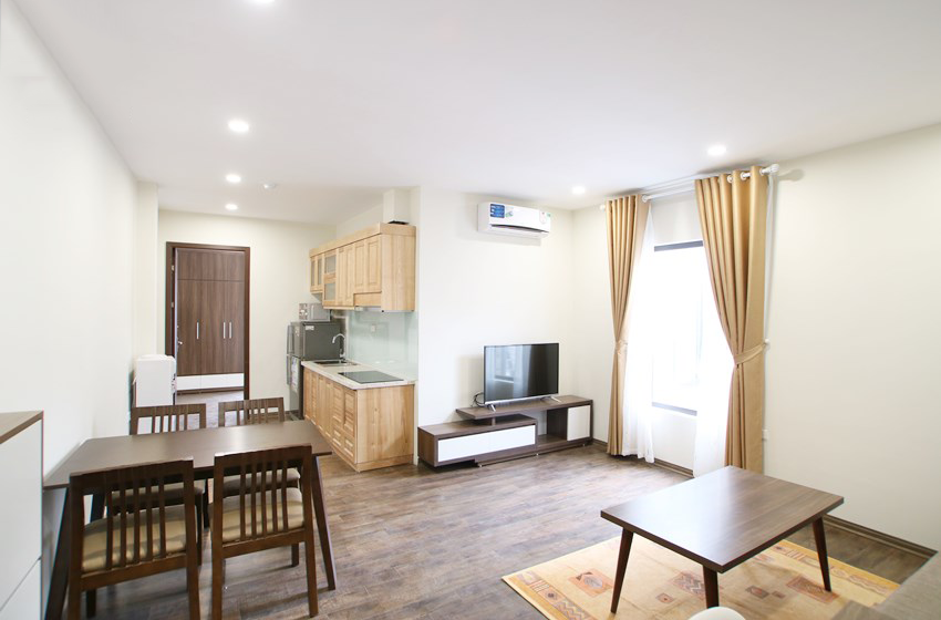 New and bright apartment for rent in Dao Tan, Ba Dinh District, Hanoi