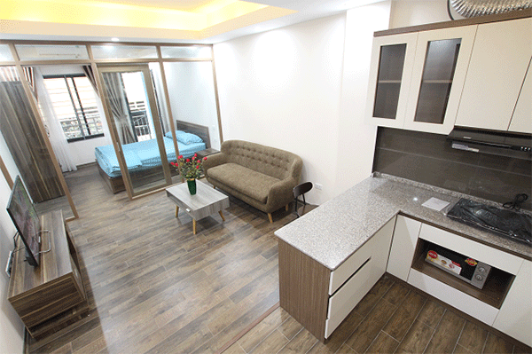 New and Nice One Bedroom Apartment Rental in Nguyen Chi Thanh street, Dong Da