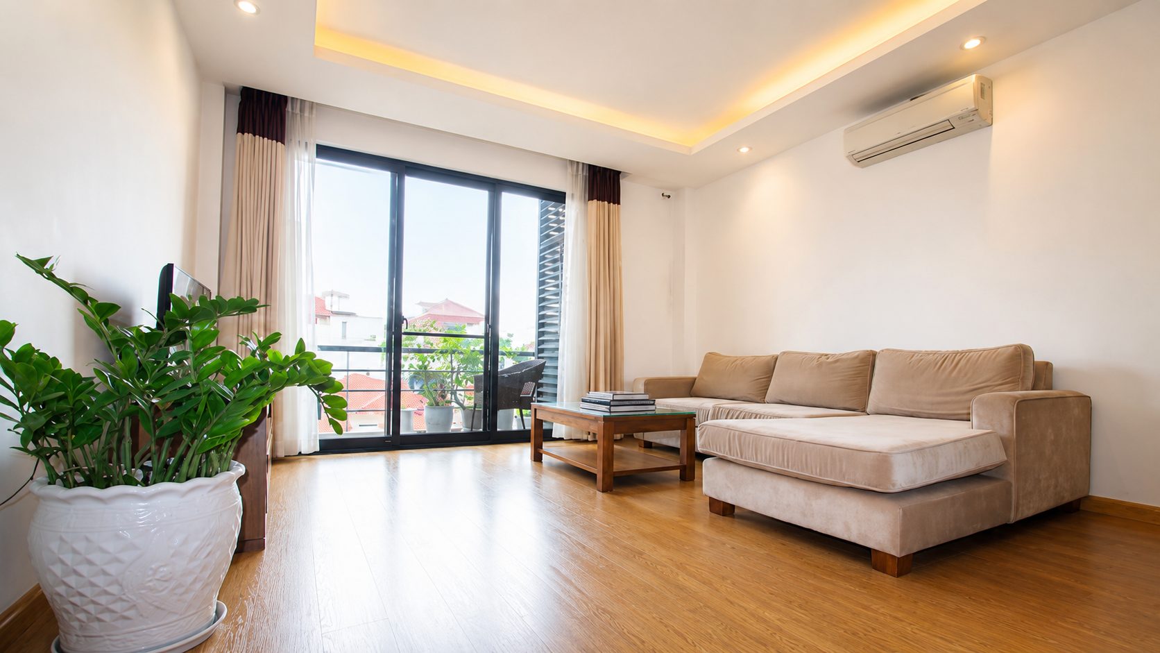 Newly Renovated Apartment Rental in Van Cao street, Ba Dinh