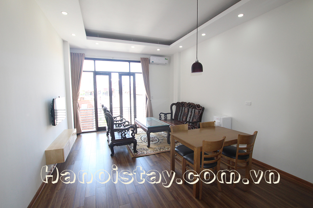 Newly Renovated One Bedroom Apartment Rental in Van Cao street, Ba Dinh