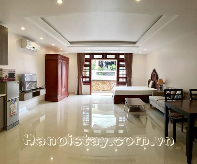 Newly Renovated Studio Apartment Rental in Dang Thai mai street, Tay Ho