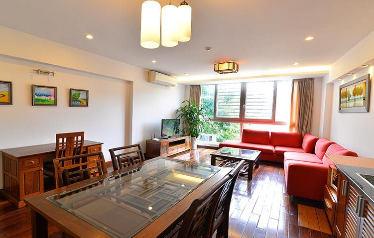 Nice designed serviced apartment for rent in Truc Bach Area, lakeview, Separated bedroom