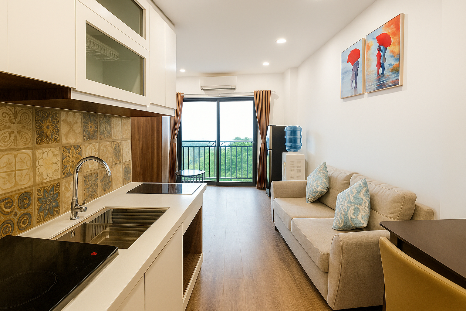 Nice One BR Apartment for rent in Xuan La street, Reasonable Price