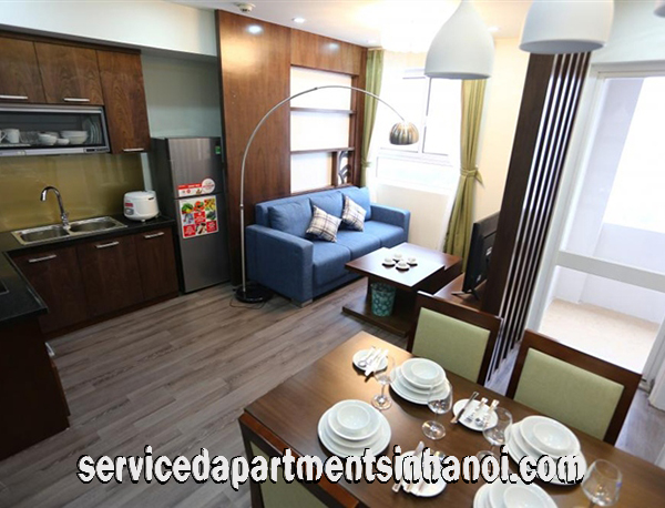 Nicely Decorated One Bedroom Apartment Rental in Cau Giay street, Hanoi