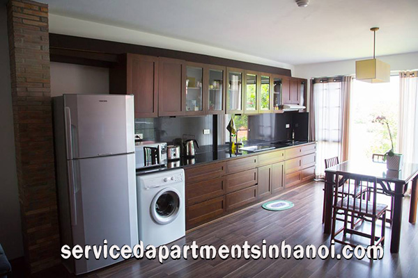 Nicely renovated 1 bedroom apartment in an elevator building off Dang Thai Mai str
