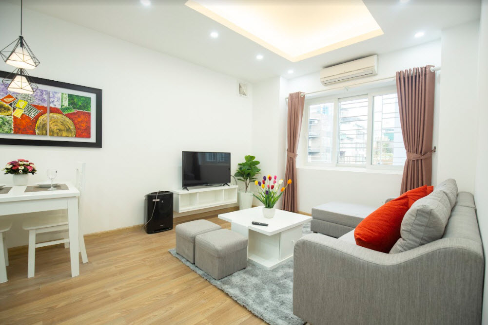 One Bedroom Serviced Apartment for rent in Dao Tan str, Ba Dinh, 