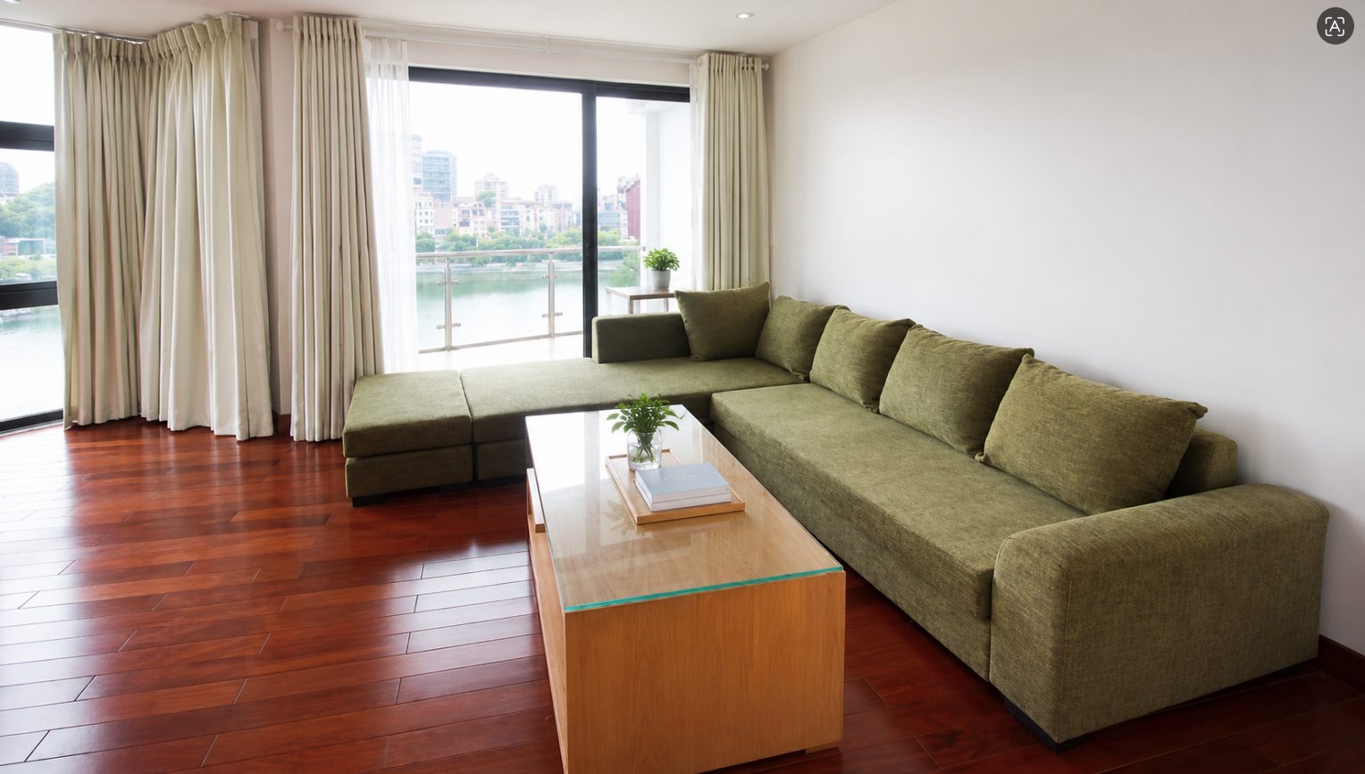 Panorama Lake view, Super Bright & Modern Apartment with  in Yen Phu, Tay Ho
