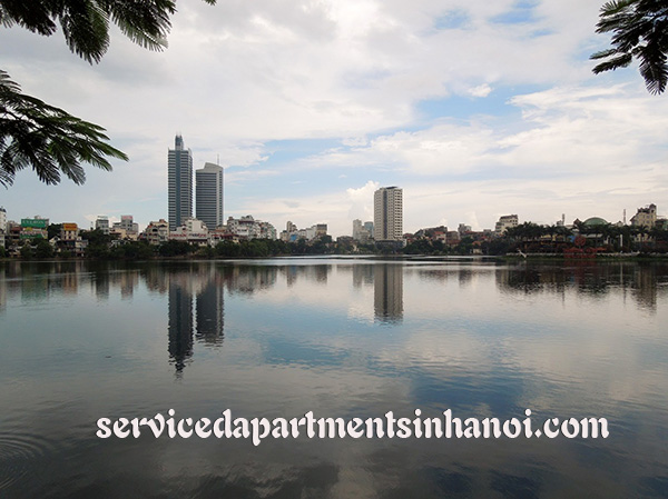 Panorama Truc Bach View serviced apartment for rent in Ba Dinh