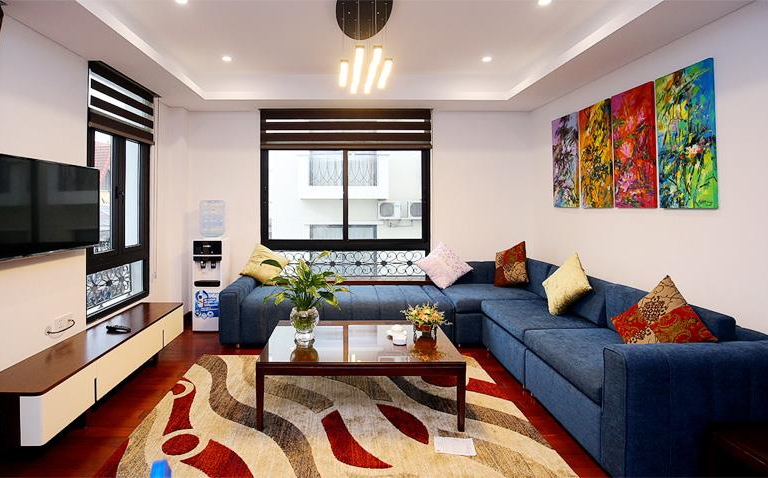 Premium Two-Bedroom Apartment Rental near Xuan Dieu street, Tay Ho, Nice Amenities