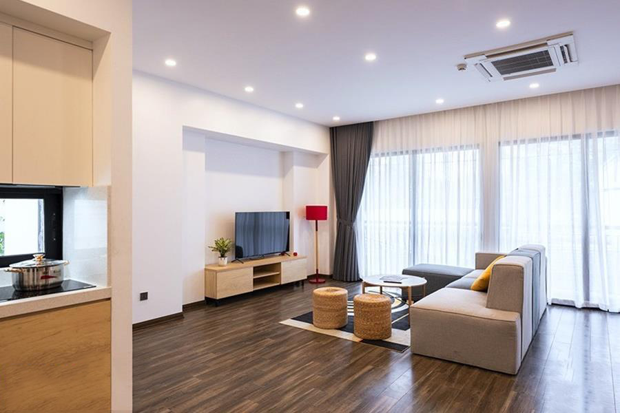 Quiet, stylish, 2BR/2-bath flat in Tu Hoa str, Tay Ho, Near Intercontinental Hotel