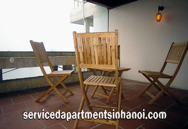 Rental One Bdrm Apartment with Modern furniture in Xuan Dieu st, Tay Ho, Panorama Lakeview