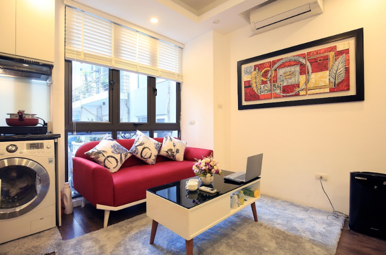 Serviced Apartment for rent in Dao Tan Street, Ba Dinh, Central Location