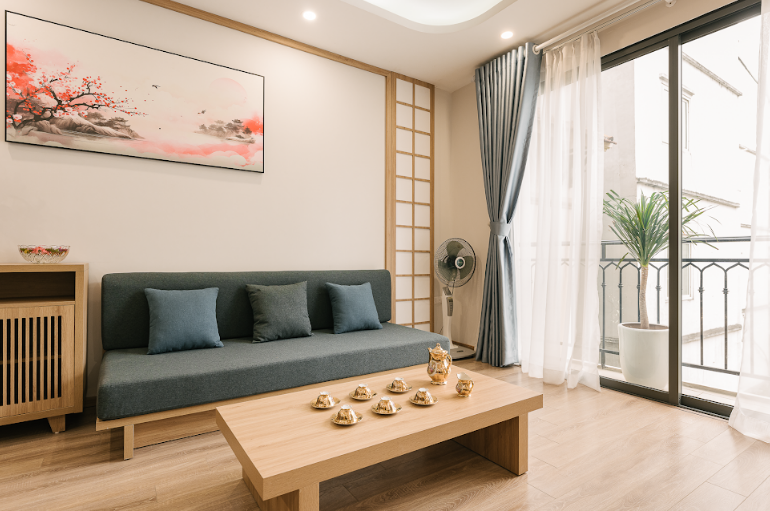Serviced Apartment rental in Linh Lang str, Ba Dinh, Close to Lotte Center.