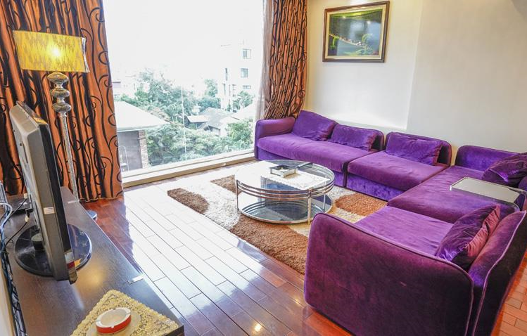 Shiny Two Bedroom Serviced Apartment Rental in To Ngoc Van str, Tay Ho