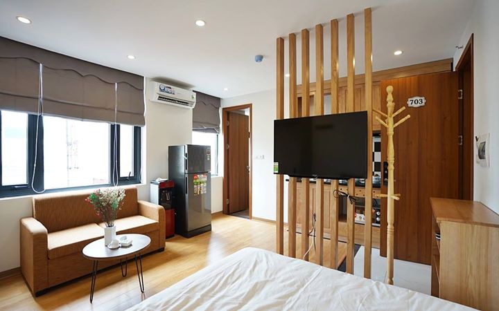 *Smart Home Serviced Apartment for Rent in Linh Lang street, Hanoi, Near Lotte Tower*