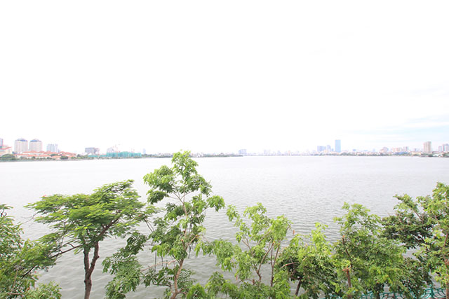 Spacious Apartment for rent in Tay Ho, Big Balcony, Panorama Lake View