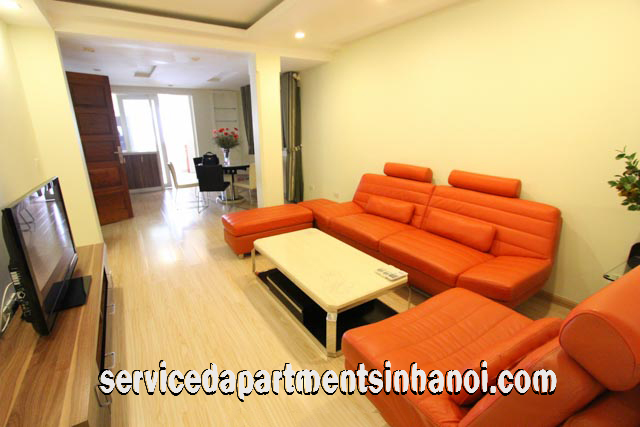 Spacious Modern Two Bedroom Apartment for rent in Giang Vo street, Ba Dinh.