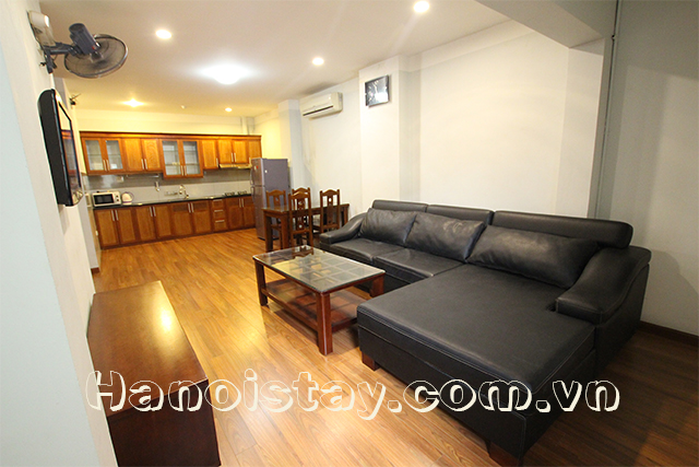 Spacious One Bedroom Apartment Rental in Dong Da district, Hanoi